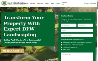 Sandoval Landscaping website