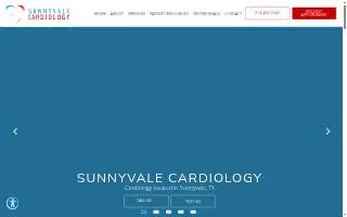 Sunnyvale Cardiology of Mesquite website