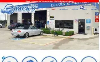 Rick's Total Car Care website