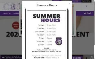 Community Christian School website