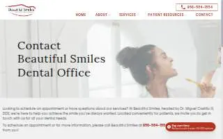 Beautiful Smiles of Mission website