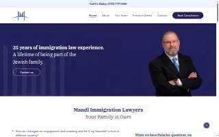 Mandl Immigration Lawyers website