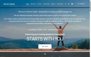 Benzer Capital website