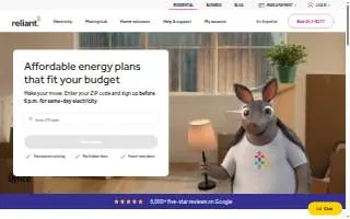 Reliant Appliance Repair of Missouri City website