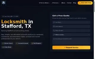 Ursa Locksmith of Missouri City website