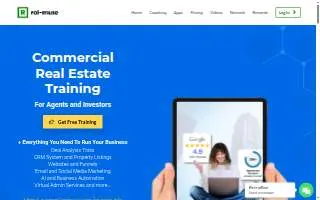ROI-Muse Commercial Real Estate Services website