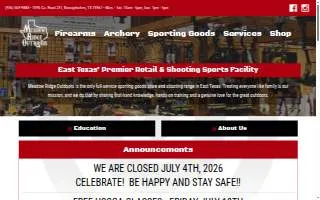 Meadow Ridge Outdoors website