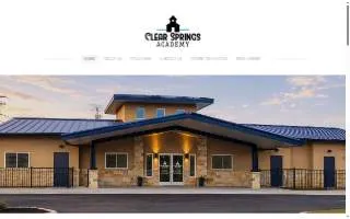 Clear Springs Academy website