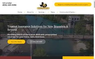 Comaltex Insurance Agency website