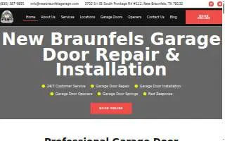 New Braunfels Garage website