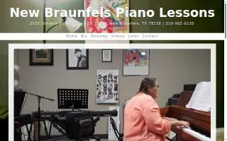 New Braunfels Piano Lessons website