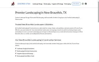 Texas Landscaping Company website