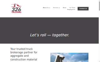 326 Trucking of New Territory