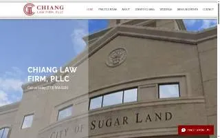 Chiang Law Firm, PLLC website