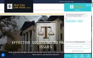 Tracton Law Firm, PLLC website