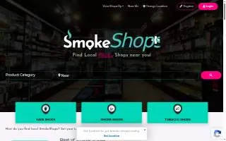 Cigar & Smoke Shop website