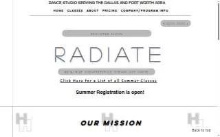 Harlen House of Dance website