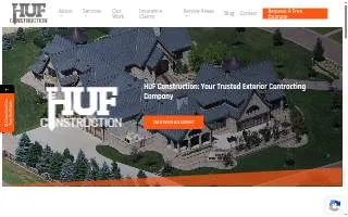 HUF Construction website