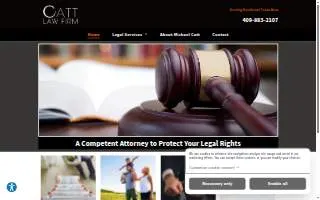 Catt Law Firm website