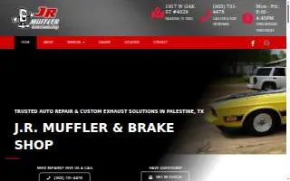 JR Muffler & Mechanic Shop website