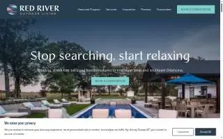 Red River Outdoor Living website