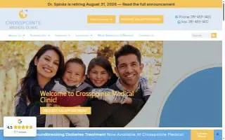 Crosspointe Medical Clinic - Pasadena website