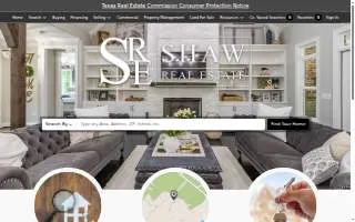 Shaw Real Estate website
