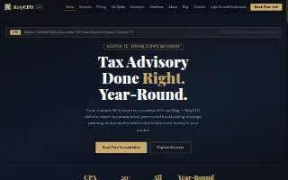 RelyCFO website