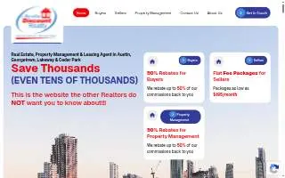 Austin Discount Realty website