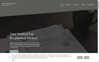 Amica Bookkeeping and Tax Services, LLC website