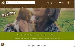 Pet Wants West Plano website