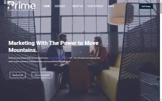 Prime Mountain Marketing website