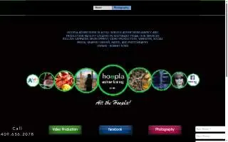 Hoopla Advertising website