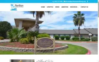 Pavilion Assisted Living website