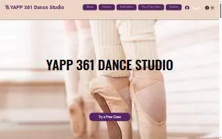 YAPP 361 Dance Studio website