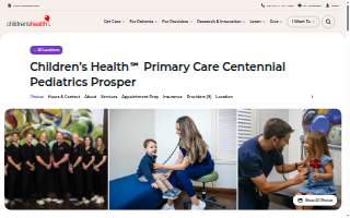Children’s Health Primary Care Centennial Pediatrics Prosper