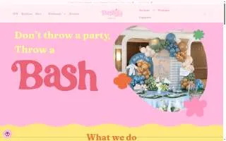 Bashify Event Co. website