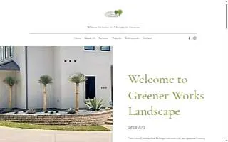 Greener Works Landscape website