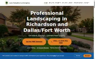 Lara Complete Landscaping website