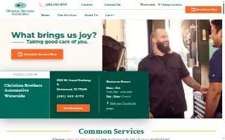 Christian Brothers Automotive Waterside of Richmond website