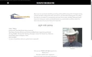 Rio Inspection Consulting website