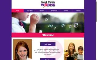 Speech Therapy Works website