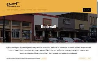 Comet Cleaners of Rockwall website