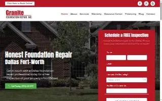 Granite Foundation Repair, Inc. website