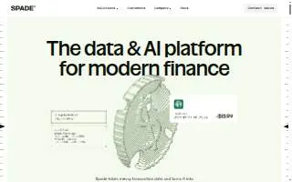 Spade Design website