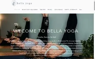 Bella Yoga & Wellness of Rosenberg website