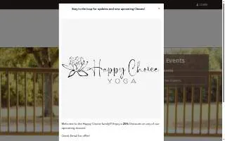 Happy Choice Yoga website