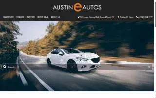 Austin e Autos of Round Rock website