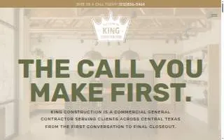 John King Construction website