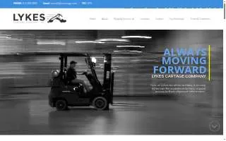 Lykes Cartage Company website